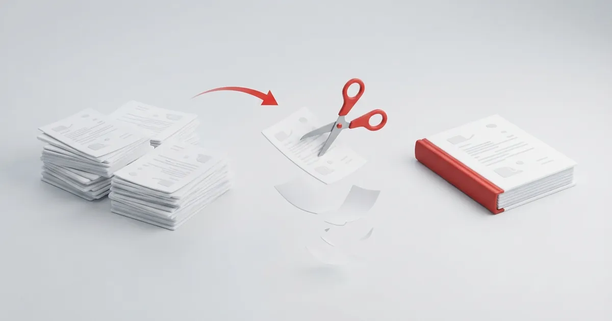 Cắt ghép file PDF, bỏ trang thừa rồi gộp các trang còn lại thành một file