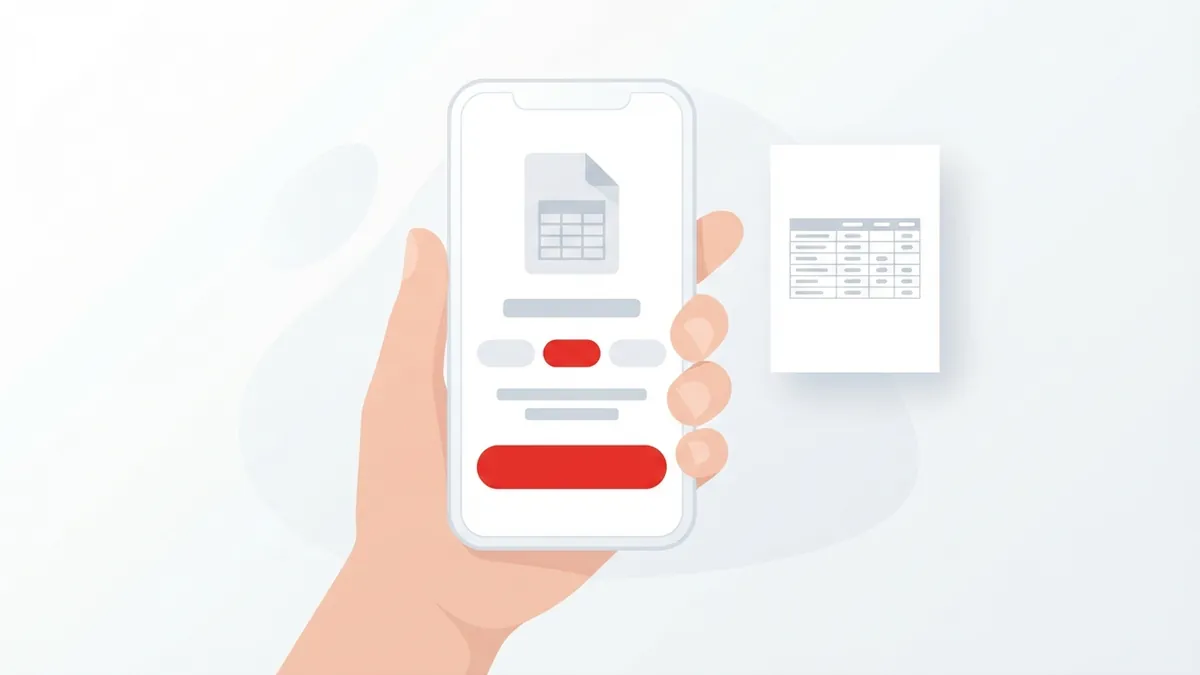 Chọn dàn trang mỗi sheet một trang và khổ A4 khi chuyển Excel sang PDF trên điện thoại