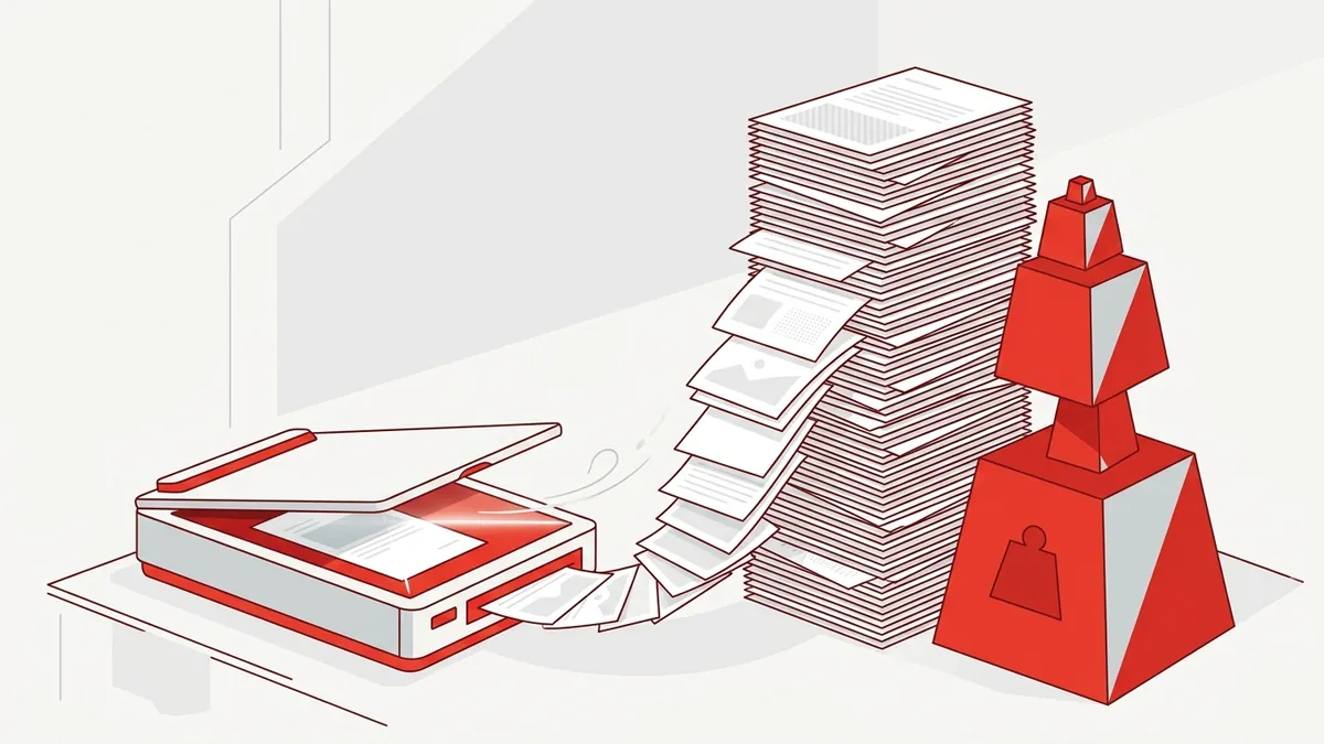 Ghép file PDF từ nhiều bản scan khiến dung lượng cộng dồn